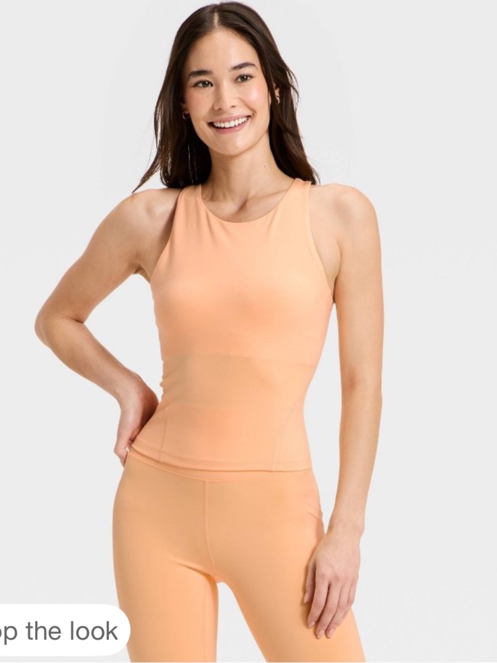 Blue Active Crop Tank and legg set